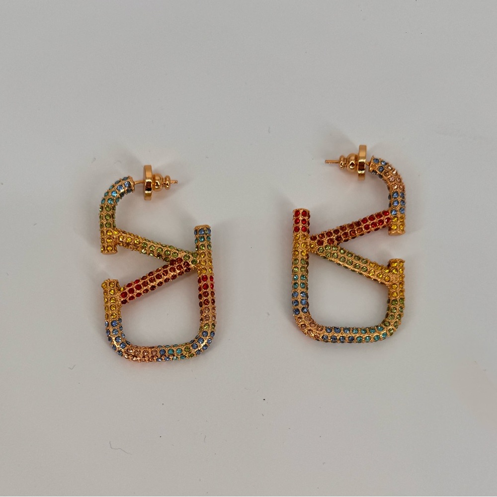 Valentino multi color earrings